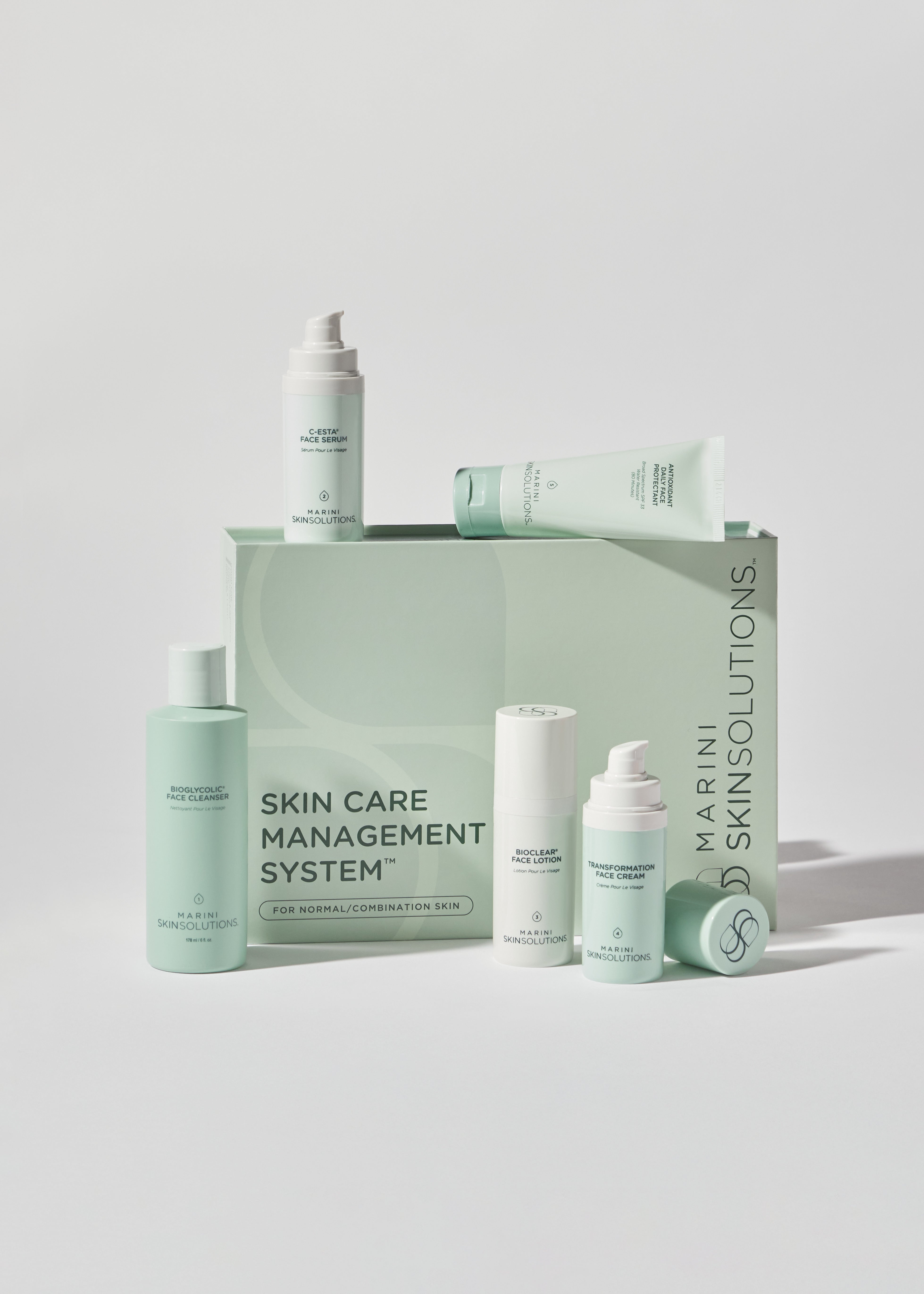 Marini Skin Solutions Skin Care Management System Normal to Combinatio