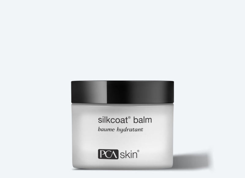 A jar of PCA SKIN Silkcoat Balm moisturizer front view.