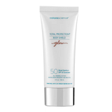 white tube of colorescience body shield glow spf 50