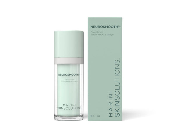 Marini Skinsolutions Neurosmooth serum bottle and packaging on a white background