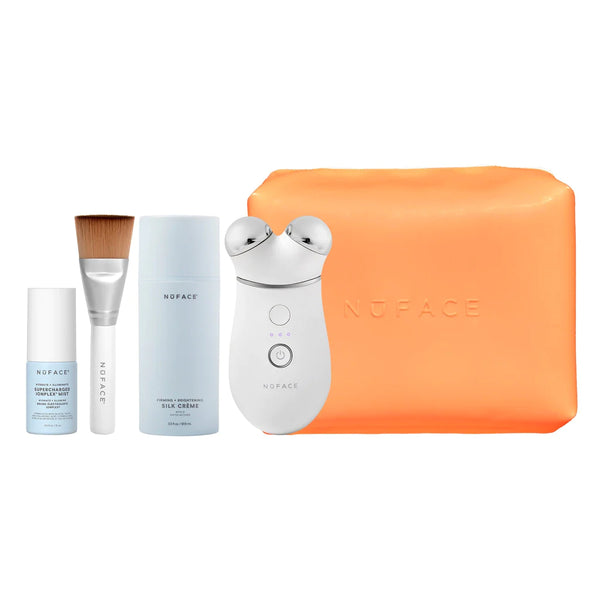 NuFACE Trinity Pro Facial Toning Device + Supercharged Skincare Routine
